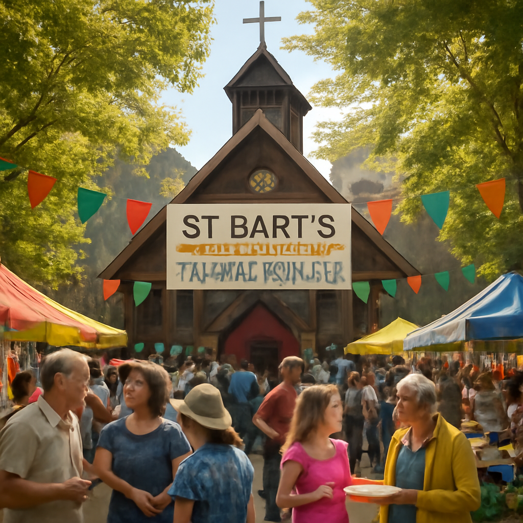 celebrate st. bartholomew's day on saturday, august 24 at st. bart's in gibsons from 10 am to 2 pm! enjoy a festive gathering with community, fun activities, and more. join us for a memorable event!