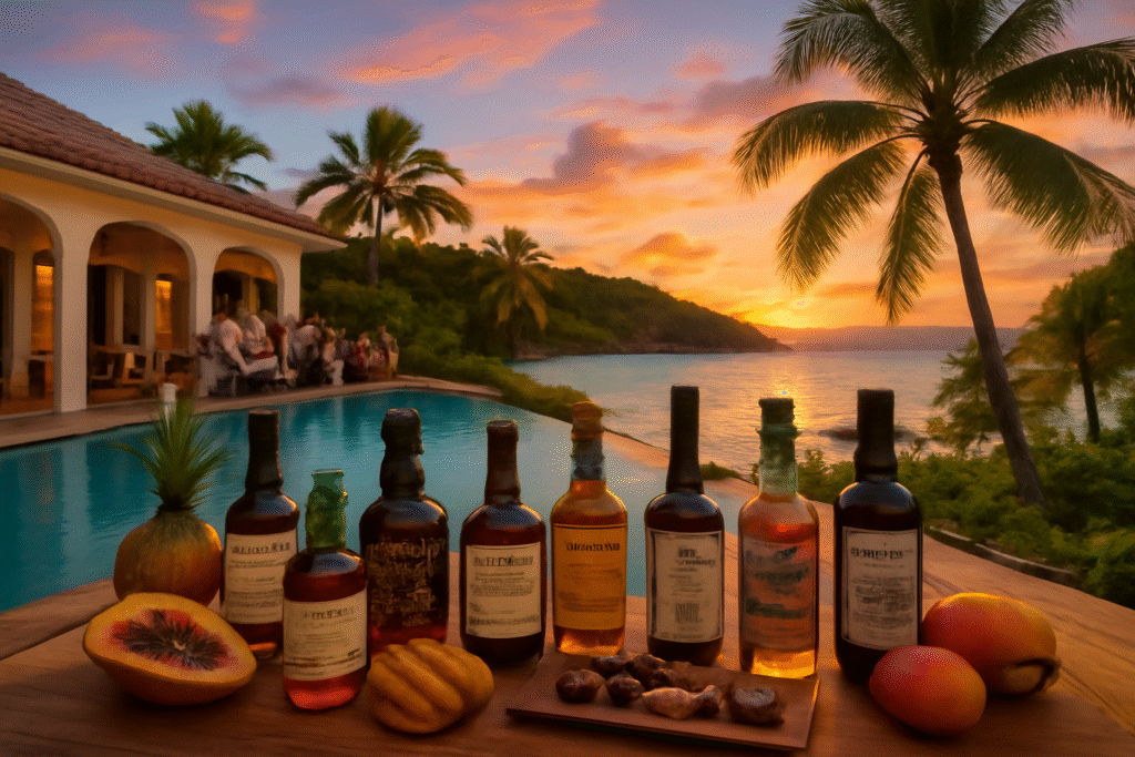 embark on an unparalleled rum adventure in st. barth, where you can savor rare spirits, unwind in luxurious villas, and immerse yourself in the idyllic island atmosphere for an unforgettable getaway.
